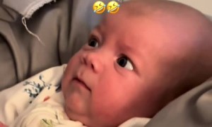 Baby Judges Dad's Bad Singing