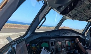 Landing on One of the Shortest Runways in the World