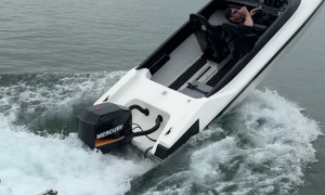 Doing Wheelies In A Speedboat