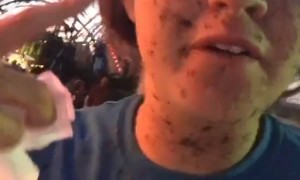 Riding the Dragster at Night!