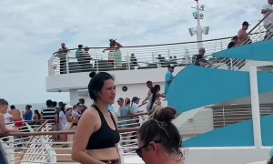 Disney Cruise Emergency Response to Man and Daughter Overboard