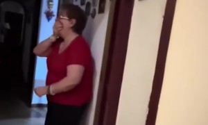 Surprise Reunion With Grandparents