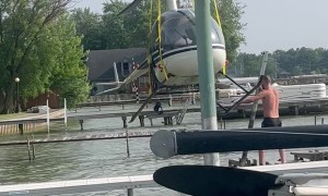 Downed Helicopter Returned to Shore