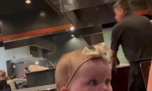 Baby Scared by First Hibachi Experience