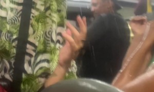 Rain Pours Into Public Transport Through Open Sunroof