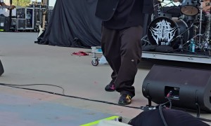 Extremely Non-Compliant Guy Gets Arrested at Limp Bizkit Show