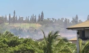 Maui Fire Department Puts Out Brush Fire