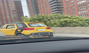 Very Tiny Car Driving in NYC