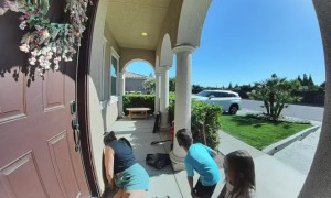 Mom Trips and Pushes Kids Over