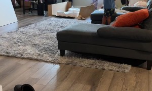 Toddler Pranks Dad With a Fake Knife