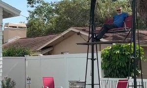 Florida Man Swings on Overly Tall Swing