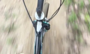 Crashed Girlfriend's Walmart Bike in Walmart Dress Shoes