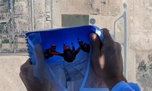 Skydiver Learns on the Job