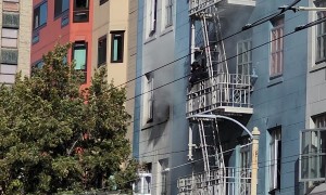 SFFD Rescue Man From Burning Building