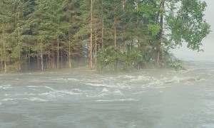 Point of Trees Taken Down From GLOF Event in Juneau