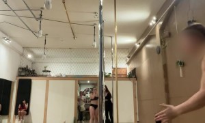 Face Plant During Pole Dance Class