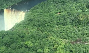 Aerial View of Kaieteur Falls in Guyana