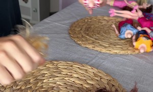 Doll Head Floor Broom