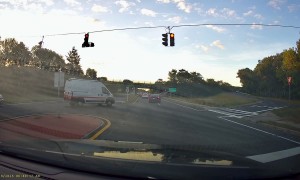 Police Car Crashes on a Chase