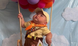 Baby Dressed as Russell from Up