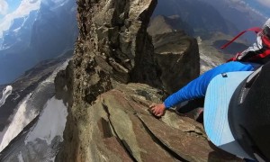 Climbing the Blade of Dirruhorn East Ridge