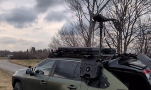 Wind Generator Charges Electric Vehicle