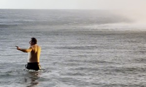 Swimming in a Tornado on the Gulf of Finland