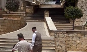 Bridesmaid Falls Down Steps, Drags Bride Down With Her