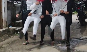 Crazy Tandem Carnival Costume