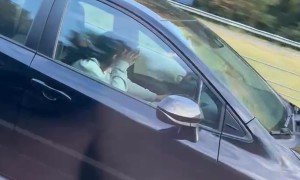 Driver Asleep on the Interstate