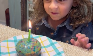 Sweet 5 Year Old Makes a Birthday Wish