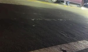 Pedestrian Gets Stuck Underneath Car