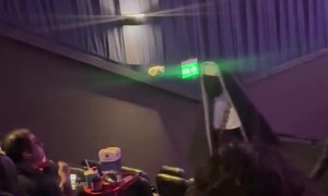 Masked Nun Walks Into Movie Theater