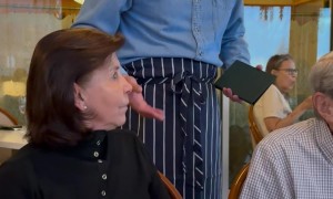 Surprised Mom With a Ridiculous Disguise