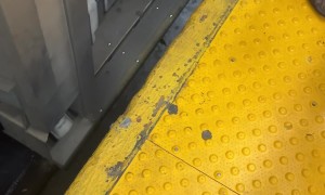 Sandal Needs Rescuing From NYC Subway
