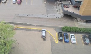 Gentle Pushes Reveal Detaching Building Wall