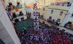 Catalonian Human Tower In Catllar