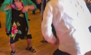 Granny Rolls Herself Off The Dance Floor