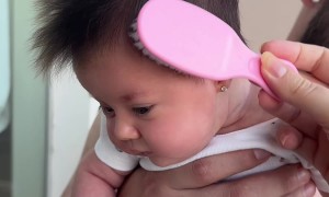 Combing Our Baby's Hair