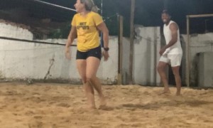Footvolley Player Gets Sport Confused