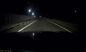 Expertly Swerving Around Sudden Moose