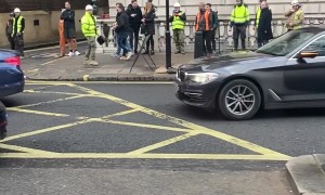 Police Chase in Oxford Circus