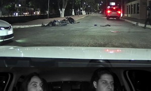 Driver Flees After Head-On Collision With Motorcycle