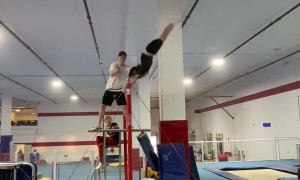 Gymnastics Coach Crashes Into Cement Pole