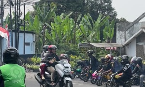 Motorcycle Squad Rolls Out on Tiny Bikes