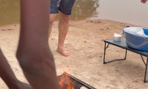 Touching Hot Coals on the Beach