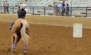Adolescent Barrel Racer Was Born for This
