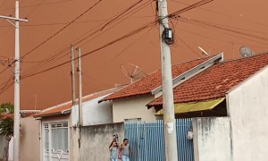 Sandstorm Covers Brazilian Skies