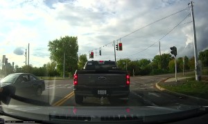 Peg Leg Burnout Covers Car In Debris