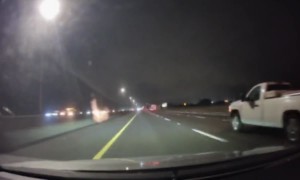 Semi-Truck Loses Control
